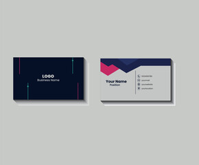 Creative Business card design template, Clean professional business card template, visiting card, business card template.