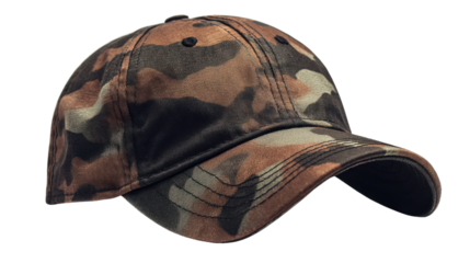 military cap isolated on white background 