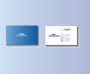 Creative Business card design template, Clean professional business card template, visiting card, business card template.