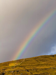 Rainbow in the Faroe Islands