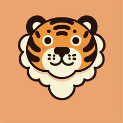 animal vector, illustration of tiger, tiger