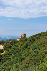 Badaling Great Wall, Beijing, China green mountain natural scenery