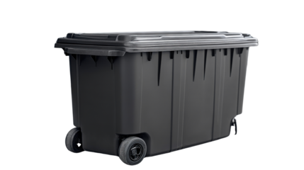 garbage bin isolated on white background 