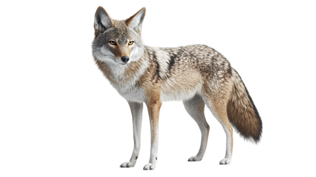 wolf isolated on white