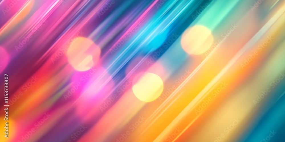 Poster vibrant abstract background featuring colorful blur and gradient effects, perfect for creating a vis