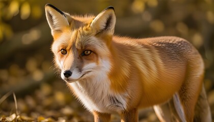 Fototapeta premium red fox in the wild