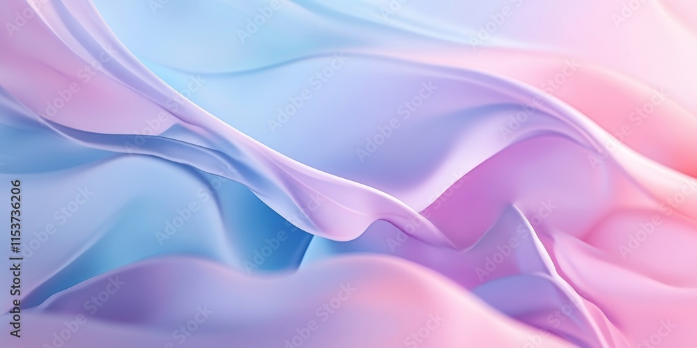 Poster gradient of light colors creates a gentle mood with soft pastel hues and smooth transitions. ideal f