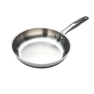 frting pan isolated on white background full depth of field 