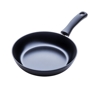 frting pan isolated on white background full depth of field 