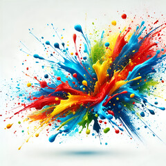 abstract splashes background