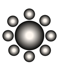 abstract 3d sphere