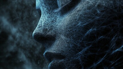 Futuristic Data Visualization with Soft Light Effect
