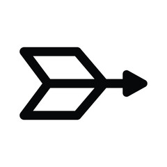 Arrow And Cursor Sign And Symbol. Simple arrows isolated on white background. Arrow mark icons.