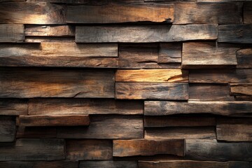 Rustic Wood Wall Covering in Studio