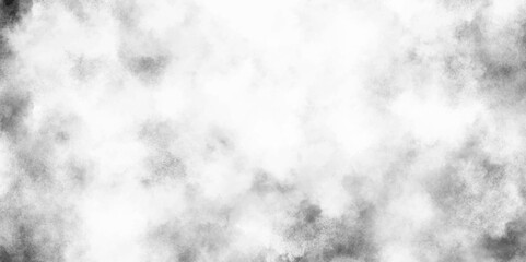 abstract Monochrome smeared gray aquarelle painted paper textured canvas for design. Black grey Sky with white cloud, white fog design with smoke texture overlays.