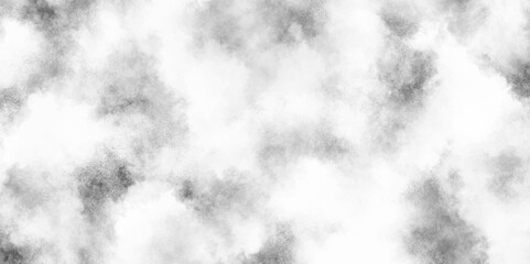abstract Monochrome smeared gray aquarelle painted paper textured canvas for design. Black grey Sky with white cloud, white fog design with smoke texture overlays.