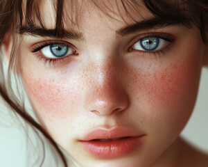 Obraz premium Close-up photo of beautiful woman