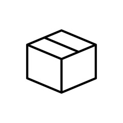 Box icon vector. box sign and symbol, parcel, package