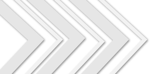 Obraz premium Abstract grey arrow striped line direction geometric design modern futuristic technology creative Trendy striped white background. Design element. Navigation. Modern pattern Vector illustration.
