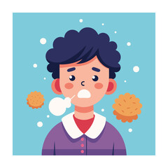 Health problems concept vector illustration