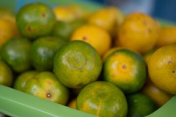 Thai fruit Sainampeung tangerine orange