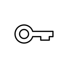 Key icon vector. Key sign and symbol.