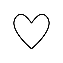 Love icon vector. Heart sign and symbol. Like icon vector.