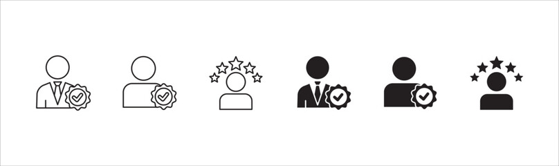 Professional expert icon. Specialist icons. Icon compatible for worker, employee, expertise, competency, mastery, mentor, talent, qualification.