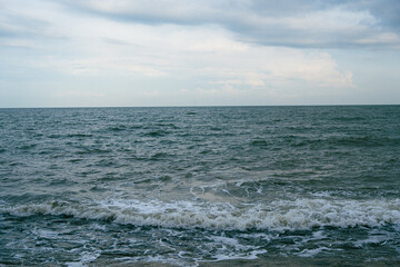 Obraz premium View of sea against sky. Holiday summer