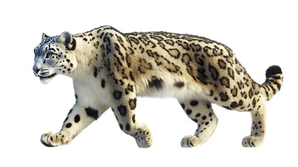 leopard in front of white background © Momal