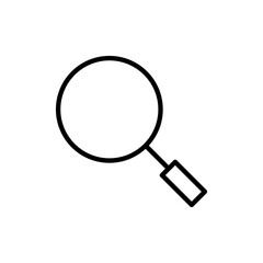 Search icon vector. search magnifying glass sign and symbol
