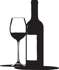 bottle and glass