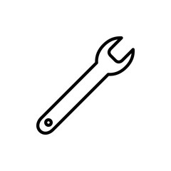 Wrench icon vector. repair icon. tools sign and symbol