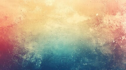 Fototapeta premium ethereal abstract digital background with vibrant gradient colors and vintage film grain texture creating nostalgic retro aesthetic for modern design