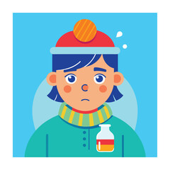 Health problems concept vector illustration