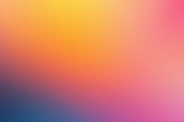 Obraz premium Smooth Gradient Transition from Orange to Yellow to Pink with Soft Tones