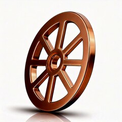 Obraz premium ブロンズの歯車