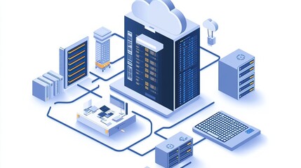 isometric Engineers optimizing cloud-based IoT networks to enhance industrial automation and efficiency