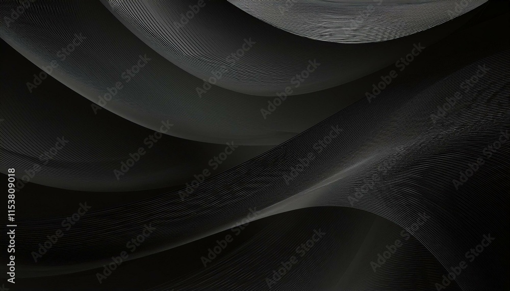Poster abstract black web banner. generated image