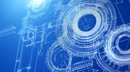 Blueprint Overlays in Aerospace Research Lab Environment