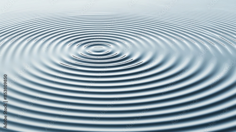 Aufkleber calm water ripples creating serene patterns on the surface.