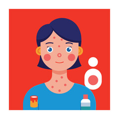 Health problems concept vector illustration