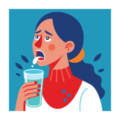 Health problems concept vector illustration