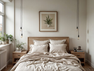 Fototapeta premium modern interior home decor bedroom interior bedroom decor