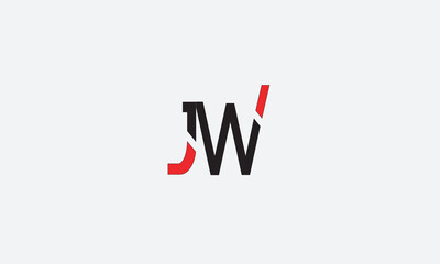 JW, WJ, W, J Abstract Letters Logo Monogram