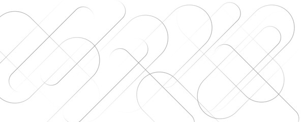 Abstract white and gray color geometric dynamic lines pattern transparent background design.