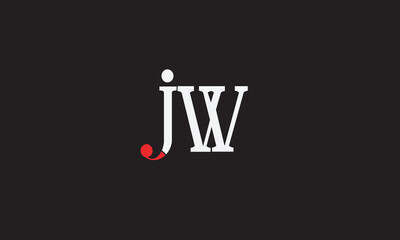JW, WJ, W, J Abstract Letters Logo Monogram