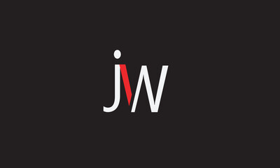 JW, WJ, W, J Abstract Letters Logo Monogram