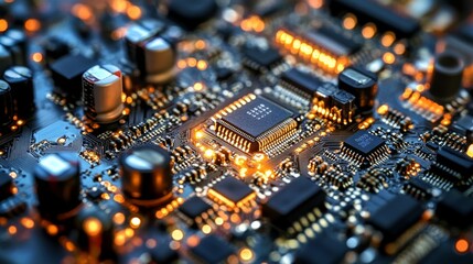 Digital Circuit Assembly with Illuminated Components