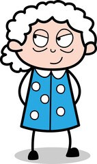 cartoon character grandma is looking